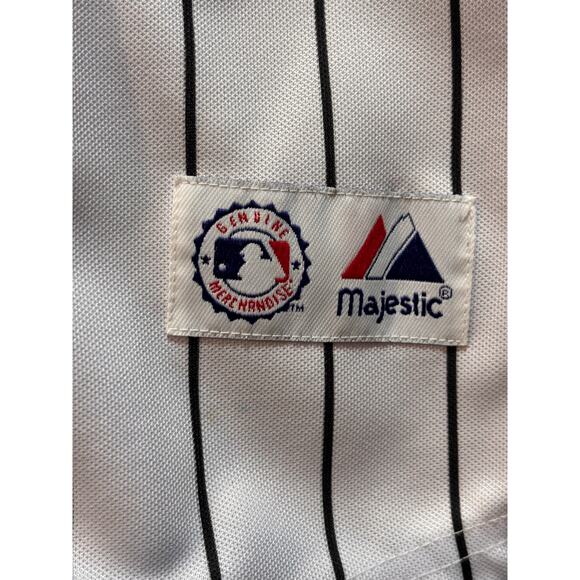 Chicago white Sox Konerko #14 jersey white black stripes youth 10-12 - Picture 4 of 8